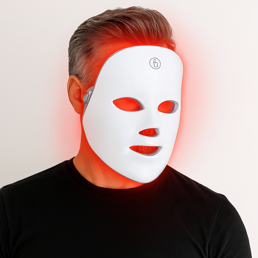 Orralume Red Light Mask For Face 7-1 Colors Red Light Face Mask Facial Mask Skincare At Home Cordless Portable and Rechargeable